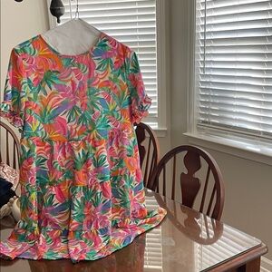 Floral Multicolor Women's Top